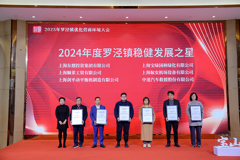 上海劍平獲穩健發展之星稱號 上海劍平獲穩健發展之星稱號